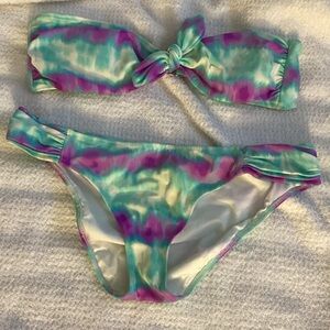 Victoria's Secret Teal and Purple Bikini - EUC and SEXY!